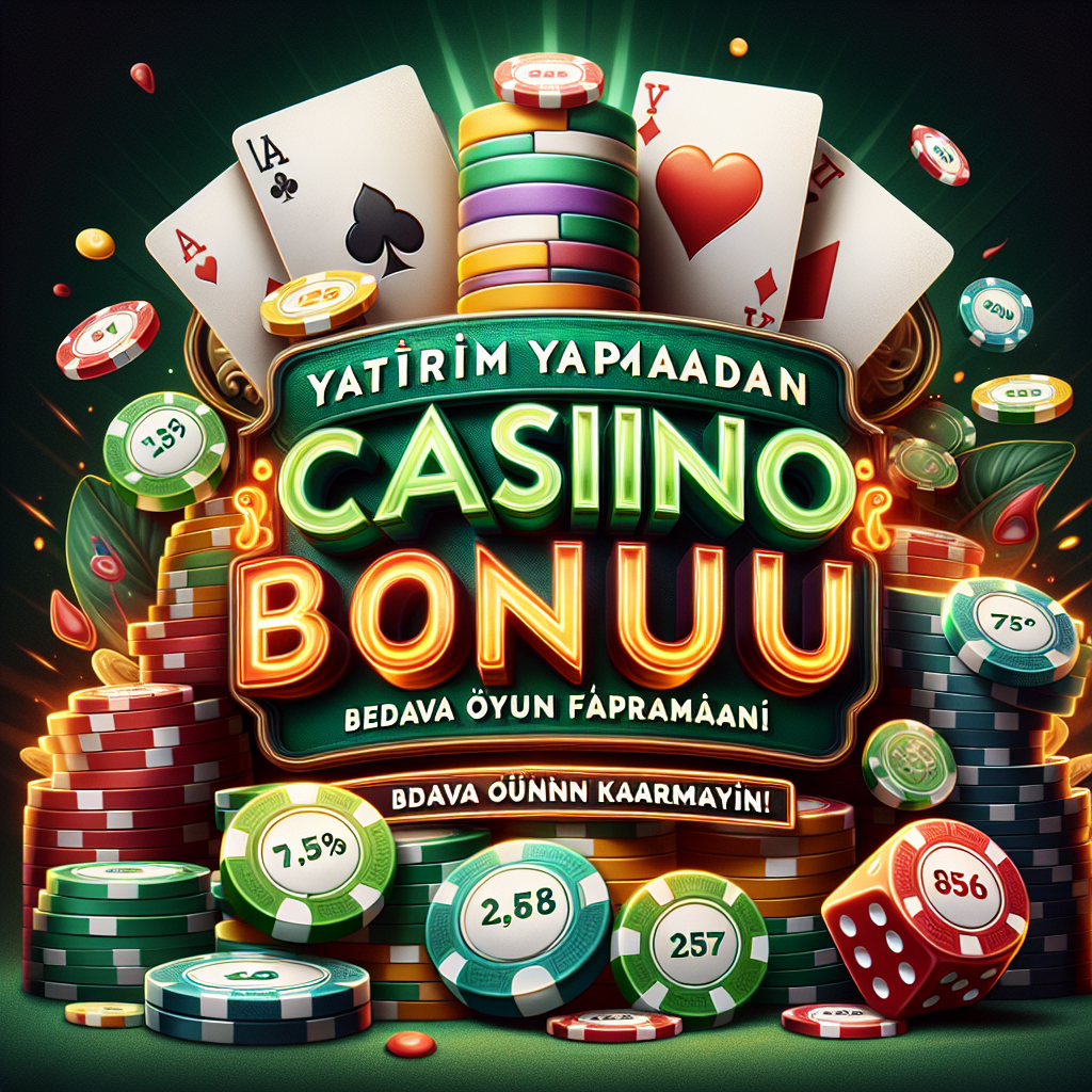 yatırım yapmadan casino bonusu